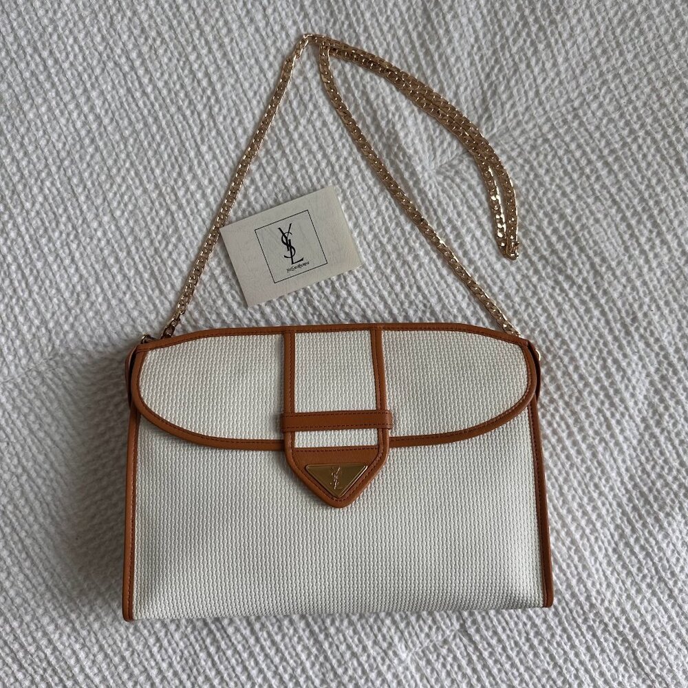 !! SOLD !! YSL Vintage Crossbody / Clutch Bag